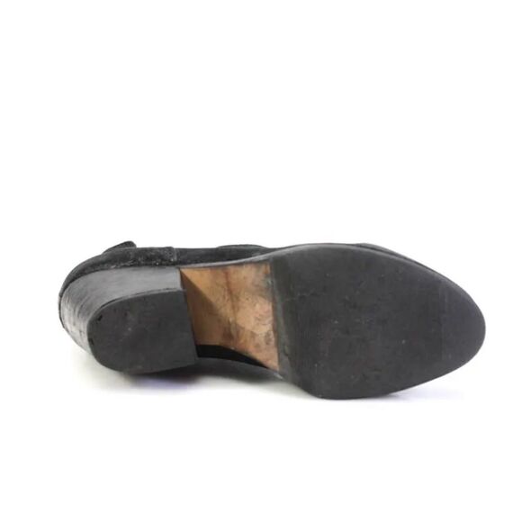 RAG‎ & BONE Devon Waxed Chelsea Ankle Pull On Boots Suede Size 8.5 - Picture 4 of 7